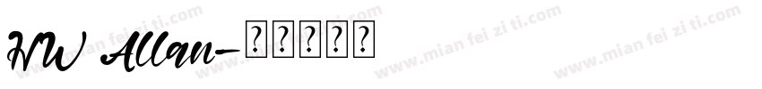 HW Allan字体转换